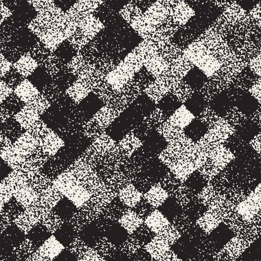 Gürültülü soyut geometrik şekiller arka plan dokulu. Vektör Dikişsiz vintage grungy desen.