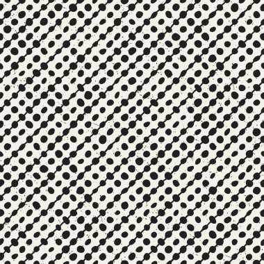 Elle çizilmiş stil soyut seamless modeli siyah beyaz. Retro serbest çentikli çizgiler doku.