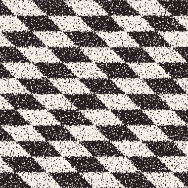 Gürültülü soyut geometrik şekiller arka plan dokulu. Vektör Dikişsiz vintage grungy desen.