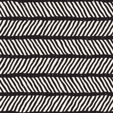 El çizimi, pürüzsüz bir şekil. Siyah beyaz soyut geometrik döşeme arkaplanı. vektör biçiminde karalama çizgisi kafesi