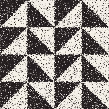 Gürültülü soyut geometrik şekiller arka plan dokulu. Vektör Dikişsiz vintage grungy desen.