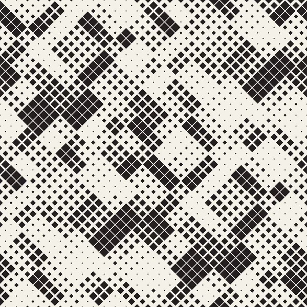 Modern şık noktalı resim doku. Rasgele boyutu kareler sonsuz arka plan. Vektör sorunsuz kaotik kareler mozaik desen