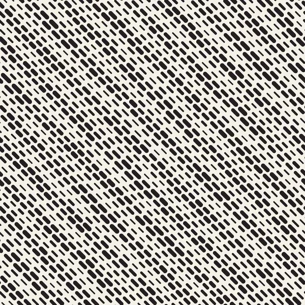 Schwarze Und Weiße Unregelmäßige Runde Gestrichelte Linien Muster Modernen Abstrakten — Stockvektor