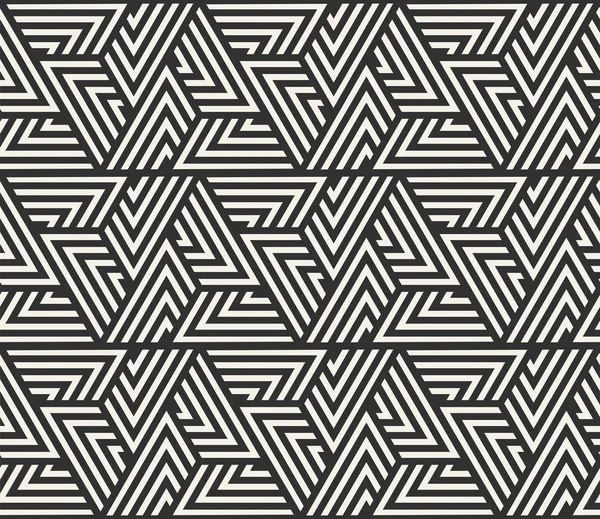 Modèle Lignes Vectorielles Sans Couture Triangle Élégant Moderne Forme Texture — Image vectorielle