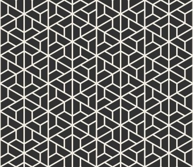 Vektör kesintisiz çizgiler desen. Modern şık üçgen şekiller doku. Geometrik fayans gelen çizgili öğe yinelenen