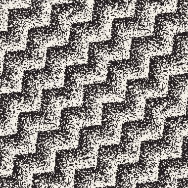 Gürültülü soyut geometrik şekiller arka plan dokulu. Vektör Dikişsiz vintage grungy desen.