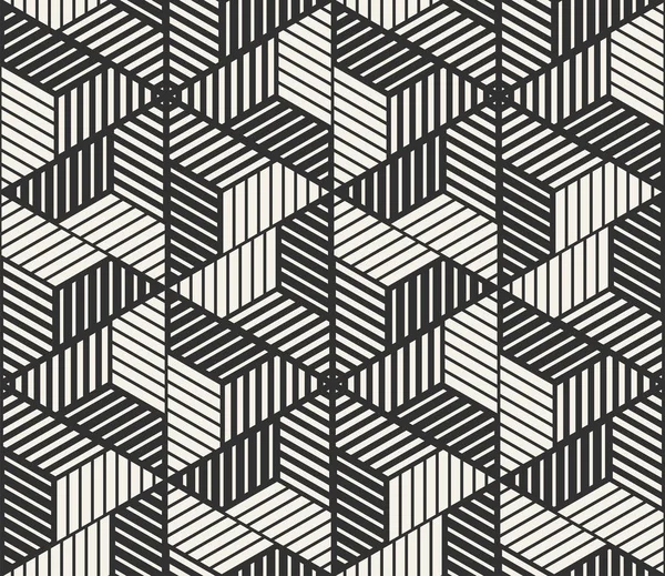 Vektor Nahtlose Linien Muster Moderne Stilvolle Dreiecksformen Textur Wiederholung Geometrischer — Stockvektor