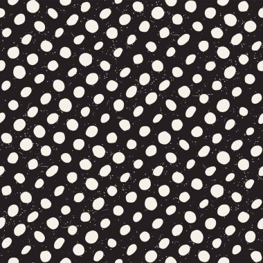 Elle çizilmiş stil etnik seamless modeli. Grungy geometrik şekiller arka plan siyah ve beyaz.