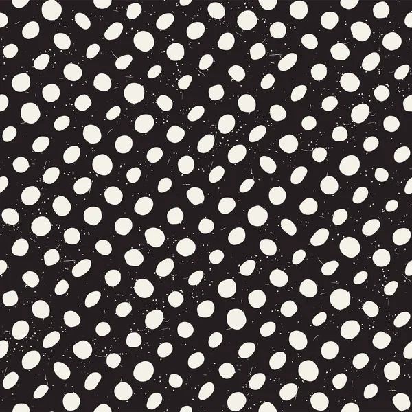 Elle çizilmiş stil etnik seamless modeli. Grungy geometrik şekiller arka plan siyah ve beyaz.