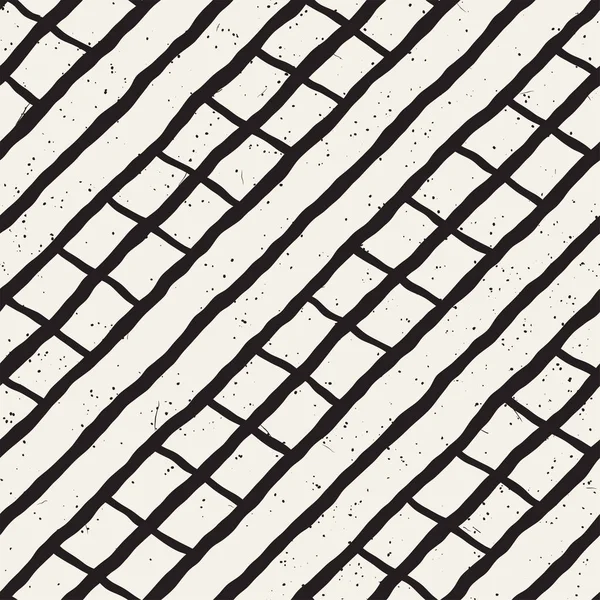 El çizimi, pürüzsüz bir şekil. Siyah beyaz soyut geometrik döşeme arkaplanı. vektör biçiminde karalama çizgisi kafesi