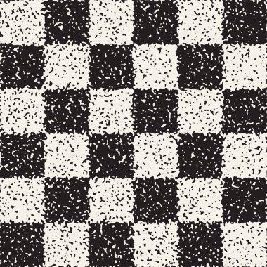 Gürültülü soyut geometrik şekiller arka plan dokulu. Vektör Dikişsiz vintage grungy desen.