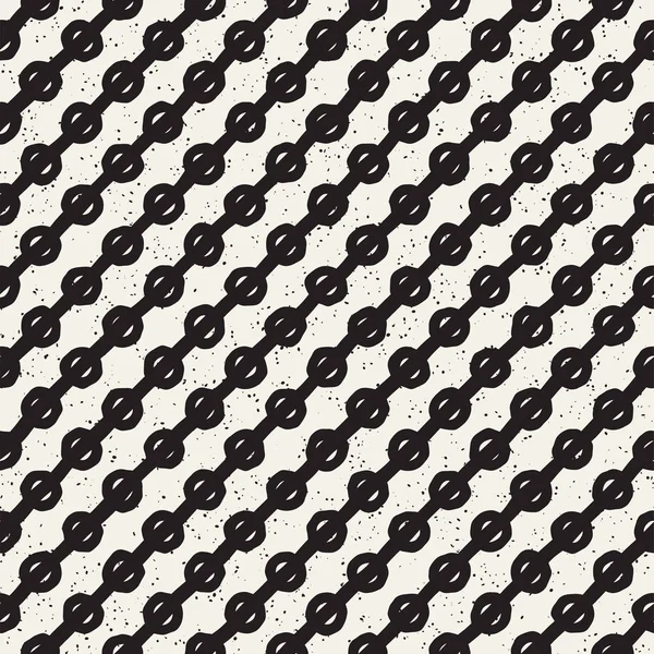 Elle çizilmiş stil etnik seamless modeli. Grungy geometrik şekiller arka plan siyah ve beyaz.