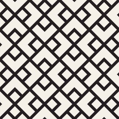 Vektör Dikişsiz örgü desen. Tek renkli kafes ile modern şık doku. Geometrik kılavuz yinelenen. Basit grafik tasarım arka plan. 