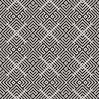 Vektör Dikişsiz örgü desen. Tek renkli kafes ile modern şık doku. Geometrik kılavuz yinelenen. Basit grafik tasarım arka plan. 