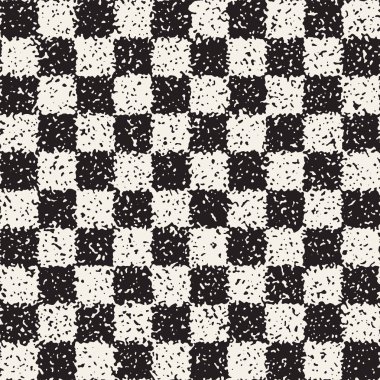 Gürültülü soyut geometrik şekiller arka plan dokulu. Vektör Dikişsiz vintage grungy desen.