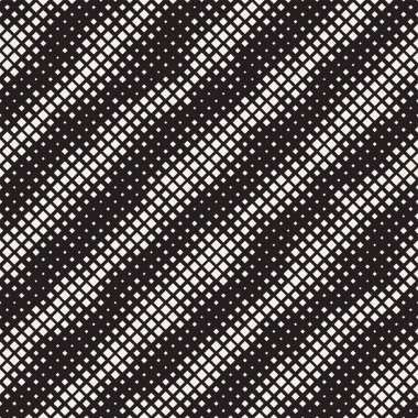 Modern şık noktalı resim doku. Rasgele boyutu kareler sonsuz arka plan. Vektör sorunsuz kaotik kareler mozaik desen