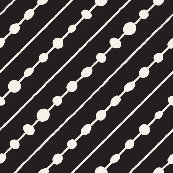 Elle çizilmiş stil etnik seamless modeli. Grungy geometrik şekiller arka plan siyah ve beyaz.