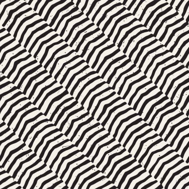 El çizimi, pürüzsüz bir şekil. Siyah beyaz soyut geometrik döşeme arkaplanı. vektör biçiminde karalama çizgisi kafesi