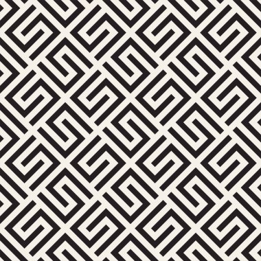 Vektör Dikişsiz örgü desen. Tek renkli kafes ile modern şık doku. Geometrik kılavuz yinelenen. Basit grafik tasarım arka plan. 