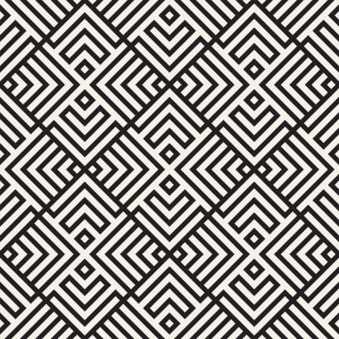 Vektör Dikişsiz örgü desen. Tek renkli kafes ile modern şık doku. Geometrik kılavuz yinelenen. Basit grafik tasarım arka plan. 