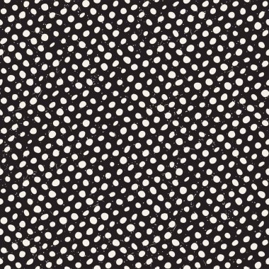 Elle çizilmiş stil etnik seamless modeli. Grungy geometrik şekiller arka plan siyah ve beyaz.