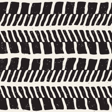 El çizimi, pürüzsüz bir şekil. Siyah beyaz soyut geometrik döşeme arkaplanı. vektör biçiminde karalama çizgisi kafesi