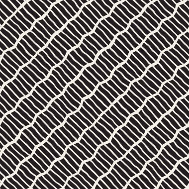 El çizimi, pürüzsüz bir şekil. Siyah beyaz soyut geometrik döşeme arkaplanı. vektör biçiminde karalama çizgisi kafesi