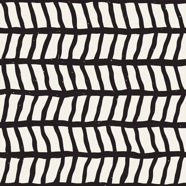 El çizimi, pürüzsüz bir şekil. Siyah beyaz soyut geometrik döşeme arkaplanı. vektör biçiminde karalama çizgisi kafesi