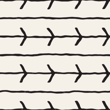 El çizimi, pürüzsüz bir şekil. Siyah beyaz soyut geometrik döşeme arkaplanı. vektör biçiminde karalama çizgisi kafesi