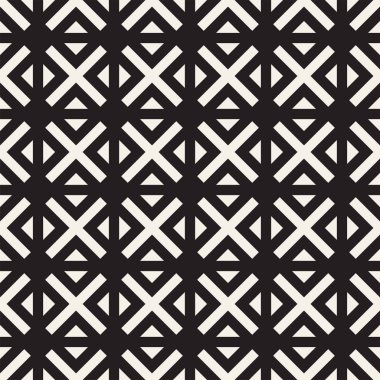 Vektör seamless modeli. Modern şık doku. Geometrik arka plan yinelenen. Çizgili kafes ızgara. Doğrusal grafik tasarım.