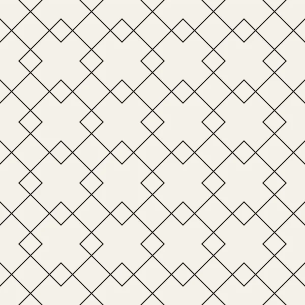 矢量无缝模式 现代时尚的质感 重复几何背景 条纹格子网格 线性平面设计 — 图库矢量图片