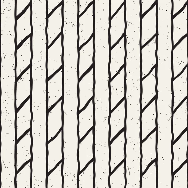 Nahtloses Muster Mit Handgezeichneten Pinselstrichen Tinte Doodle Grunge Illustration Geometrisches — Stockvektor