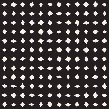 Elle çizilmiş stil etnik seamless modeli. Grungy geometrik şekiller arka plan siyah ve beyaz.