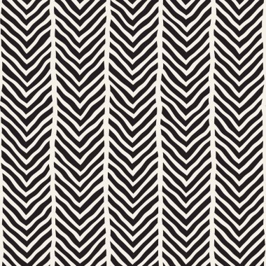 El ile Dikişsiz desen fırça darbeleriyle çizilmiş. Doodle grunge illüstrasyon mürekkep. Geometrik tek renkli vektör desen.