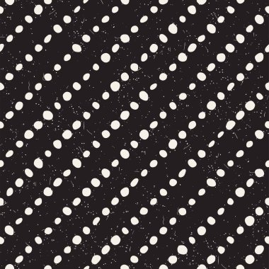 Elle çizilmiş stil etnik seamless modeli. Grungy geometrik şekiller arka plan siyah ve beyaz.