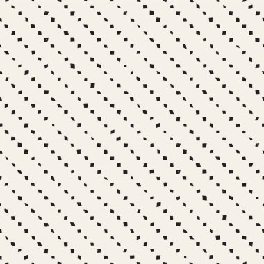 Elle çizilmiş stil etnik seamless modeli. Grungy geometrik şekiller arka plan siyah ve beyaz.