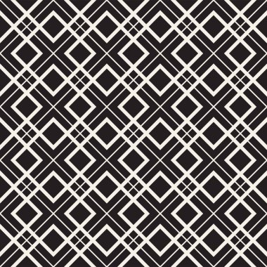 Vektör seamless modeli. Modern şık doku. Geometrik arka plan yinelenen. Çizgili kafes ızgara. Doğrusal grafik tasarım.