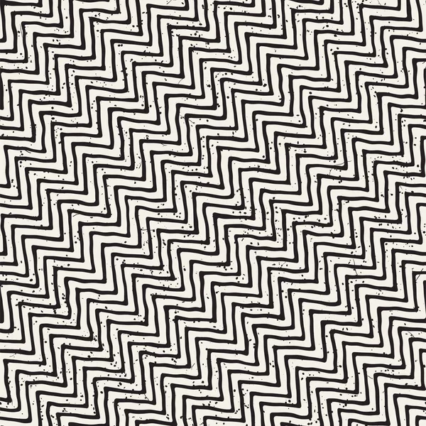 El ile Dikişsiz desen fırça darbeleriyle çizilmiş. Doodle grunge illüstrasyon mürekkep. Geometrik tek renkli vektör desen.