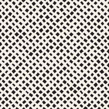 Elle çizilmiş stil etnik seamless modeli. Grungy geometrik şekiller arka plan siyah ve beyaz.