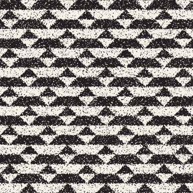 Gürültülü soyut geometrik şekiller arka plan dokulu. Vektör Dikişsiz vintage grungy desen.