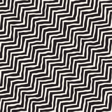 El ile Dikişsiz desen fırça darbeleriyle çizilmiş. Doodle grunge illüstrasyon mürekkep. Geometrik tek renkli vektör desen.