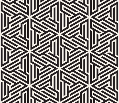 Vektör seamless modeli. Modern şık doku. Geometrik fayans gelen çizgili üçgen öğe yinelenen