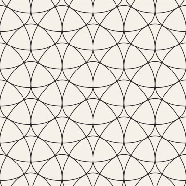 Vektör seamless modeli. Modern şık doku. Geometrik arka plan yinelenen. Çizgili kafes ızgara. Doğrusal grafik tasarım.