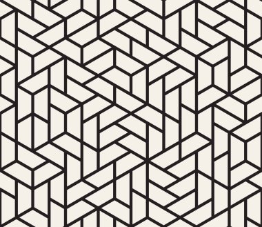 Vektör seamless modeli. Modern şık doku. Geometrik fayans gelen çizgili üçgen öğe yinelenen
