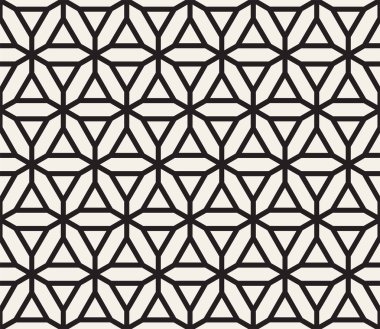 Vektör kusursuz desen. Modern stil soyut doku. Çizgili elementten geometrik fayanslar tekrarlanıyor