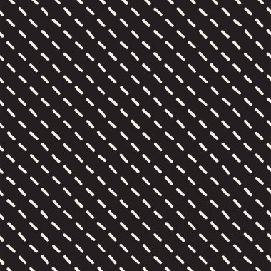 Elle çizilmiş stil etnik seamless modeli. Grungy geometrik şekiller arka plan siyah ve beyaz.