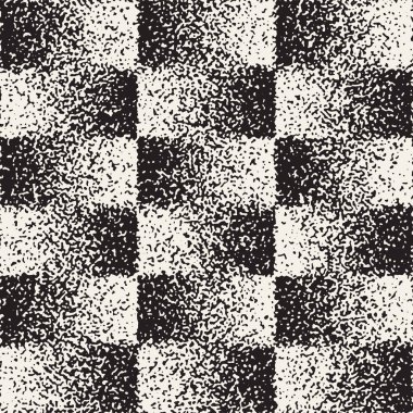 Gürültülü soyut geometrik şekiller arka plan dokulu. Vektör Dikişsiz vintage grungy desen.