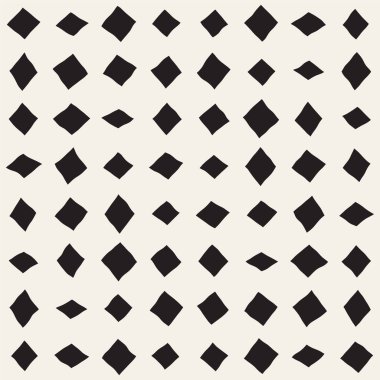 Elle çizilmiş stil etnik seamless modeli. Arka plan siyah ve beyaz soyut geometrik şekiller.