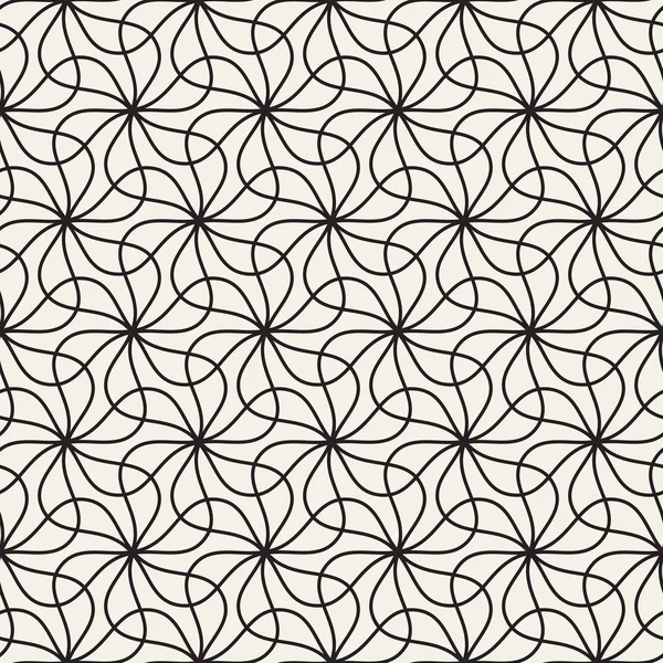 Modèle Abstrait Sans Couture Dessiné Main Noir Blanc Grunge Rétro — Image vectorielle
