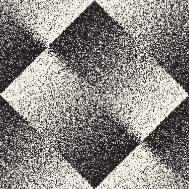 Gürültülü soyut geometrik şekiller arka plan dokulu. Vektör Dikişsiz grungy desen.